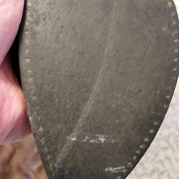 Vintage Ariat Slouch Brown 100% Leather Cowboy Boots Size 8.5 Womens - Picture 8 of 10